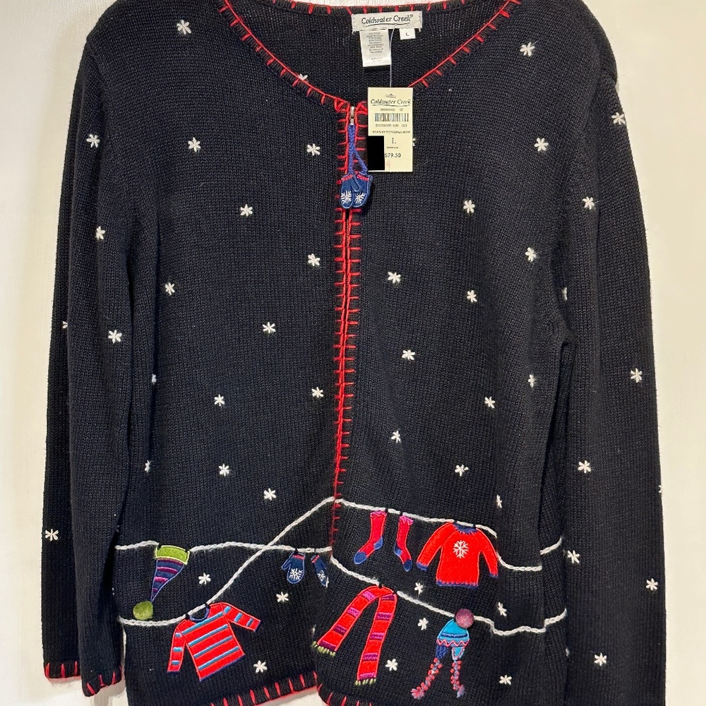 Coldwater Creek Christmas Sweater